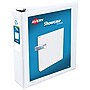 Avery Showcase 3" 3-Ring View Binders, Slant Ring, White (19751)~#|#~7A57D924-B9C2-49BD-A0336FBC8941EEB3_sc7