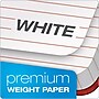 Ampad Gold Fibre Notepad, 8.5" x 11.75", Wide Ruled, White, 70 Sheets/Pad (TOP20008R)~#|#~7A72C0E2-D541-4246-AC0B1A182925B097_sc7