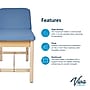 Viva Comfort Aristo Wood Physician Exam Table with Adjustable Backrest, Paper Holder, 500lbs. Capacity, Blue (ADI996-HBF-BLU)~#|#~7A77AB03-CBBD-466B-836C467D4E5AFDBD_sc7