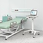 Mount-It! MedHub Mobile Medical Cart Workstation with Locking Caster Wheels, White/Grey (MI-16003)~#|#~7A83D4FD-D643-4E17-944CE5B3DFC7A1F5_sc7