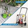 Mount-It! Small Rolling Utility Shopping Cart, Holds Up to 66 lbs., Black (MI-907S)~#|#~7A9C6120-ED2F-474A-A0FF9F4FA36DFACA_sc7