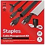 Staples TECH Cable Management Kit, Assorted Colors, 30/Pack (ST62395)~#|#~7AB3E0AA-DF08-4879-8AEC16E839027646_sc7