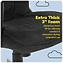 Serta Hannah I Ergonomic Microfiber Swivel Executive Chair, Black (43670D)~#|#~7AB76185-D280-48D3-8C07E0C9C77BB469_sc7