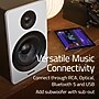 Fluance Ai61 2-Way 2.0 Stereo Bluetooth Bookshelf Speakers with 6.5" Drivers, 120W Amp for Turntable, Bamboo Veneer (AI61W)~#|#~7ABB48CD-5E14-4D82-97FAC78CA4C910C2_sc7