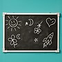 Flipside Black Chalkboard, 36" x 48", Aluminum Frame (34210)~#|#~7AC32D8A-0AEF-4258-8A9B1F6501FCD415_sc7