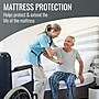 DMI Full Size Zippered Mattress Cover, White, 54" x 8" x 75" (554-8069-1951)~#|#~7ACA29FB-D0A6-4257-AFA85F96A3FAD469_sc7