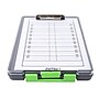 Dexas International ClearView Clipcase Storage Clipboard, Letter Size, Gray/Green (5717-802)~#|#~7AD013E3-D78E-4794-BFBCC238619C0381_sc7
