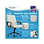 Click365 Transform 3.0 Ergonomic Vegan Leather Swivel Desk Chair, White (CCHR10008C)~#|#~7AD03CBF-734F-43C6-908B6A5FEE7F42FB_sc7
