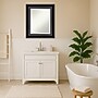 Amanti Art Grand Black Frame Wall Mirror, 25.75" x 21.75" (A42674593058)~#|#~7AD2D3BB-CA5A-4040-ACD603DB62D4BCFB_sc7