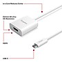 Staples TECH USB‑C to HDMI Adapter – Audio/Video Converter for Monitors, TVs & Projectors, Male‑to‑Female, White~#|#~7AD76A92-14A4-4519-8473E418DA10E5DD_sc7