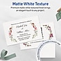 Avery Rectangle Invitation Cards, 5.5" x 8.5", Matte White, 100/Pack (19479399852)~#|#~7AE3BDCF-8004-4009-A128DBB201569B64_sc7