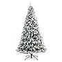 Nearly Natural 9-ft Flocked White River Mountain Pine Artificial Christmas Tree with Pinecones and 650 Clear LED Lights (T3384)~#|#~7AE96C09-394D-4D26-8B731AE6DDA63823_sc7