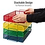 Mind Reader Metal Side Loading Stackable Letter Tray, Multicolored (DSTACK4-ASST)~#|#~7AEF7125-D369-4FBB-A457C716030BD3EF_sc7