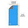 Ergodyne Chill-Its 6602MF Evaporative Cooling Towel, Gray/Blue, One Size (12660)~#|#~7AF2392F-2467-4911-9B5FC8680F220610_sc7