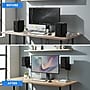 Mount-It! Speaker Wall Mounts with Sliding Clamps, Black, 2/Pack (MI-SB37)~#|#~7B440F99-691E-4DC4-A554EAF2DBAB8031_sc7