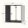 FlexiSpot WorkCube Series Sound Absorbing 6 Person Privacy Booth, White (P6FW-KIT)~#|#~7B463096-BE0A-46A3-995CEB626A0F3FD4_sc7