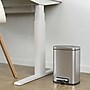 iTouchless SoftStep Stainless Steel Rectangular Step Pedal Trash Can with Removable Inner Bin, 1.32 Gal., Silver (PC05RSS)~#|#~7B48FF74-B657-46D4-BC27B684696CE05D_sc7