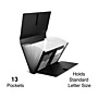 TRU RED Plastic Filing Accordion File, 13-Pocket, Letter Size, Black (TR10759)~#|#~7B52FB96-3487-4B75-840F2E243C3322F2_sc7