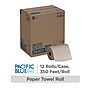 Pacific Blue Basic Recycled Hardwound Paper Towels, 1-ply, 580 ft./Roll, 12 Rolls/Carton (26401)~#|#~7B54F153-0589-45F2-9F9840FA2CBD7708_sc7