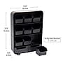 Mind Reader 11-Compartment Plastic Tea Bag Organizer, Black (TBORG-BLK)~#|#~7B597235-EB5E-470A-91B6095972E00BED_sc7