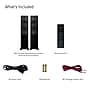 Fluance Ai81 2-Way Floorstanding Tower Speakers with 150W Built-in Amplifier, Black Ash (AI81)~#|#~7B66FE06-681D-4671-8EDB81F286799208_sc7