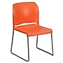 Flash Furniture HERCULES Series Plastic Contoured Stacking Chair, Orange/Gray (RUT238AOR)~#|#~7B686404-49ED-4DD0-A799DC641B69E7A4_sc7