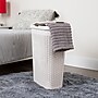 Mind Reader 10.5 Gallon Hamper with Lid, Plastic, Ivory, 3/Pack (3PKHAMP40-IVO)~#|#~7B6A1D4B-79A7-47B8-BADABEF70614692C_sc7