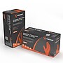 Ammex Xtreme Diamond Texture Orange Nitrile Powder Free Large Industrial Gloves~#|#~7B71D13B-FCE8-45DD-BF18DEAAFAD4489B_sc7