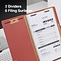 Staples® 100% Recycled Classification Folder, 2-Dividers, 2 1/2" Expansion, Legal Size, Red, 20/Box (ST614619/614619)~#|#~7BBC84F3-8C32-4C5C-BC886C6D079EC6D5_sc7