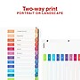 Staples Customizable Table of Contents Numeric Dividers, 12-Tabs, Multicolor, 6 Sets (ST62974)~#|#~7BC6AF8C-F45B-4687-BDF259C90A5876BA_sc7
