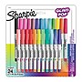 Sharpie Glam Pop Permanent Markers, Ultra Fine Tip, Assorted, 24/Pack (1949558)~#|#~7BCD8B58-7239-4617-965D4D2F8D7FD76A_sc7