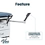 Viva Comfort Adjustable Exam Table with Stirrups & Storage, 500 lbs. Capacity, Blue (ADI996-09-SSU2-BLU-MK)~#|#~7BD98652-0047-4253-9299FA7D2435A79A_sc7