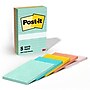Post-it Notes, 4" x 6", Beachside Café Collection, Lined, 100 Sheet/Pad, 5 Pads/Pack (6605PKAST)~#|#~34042061-AB0A-4F5E-9DD5C8A14DA3450B_sc7