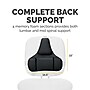 Fellowes Professional Back Support, Black (8037601)~#|#~7BDBF44F-CBD5-4615-B312172E961AC78F_sc7