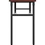 Lorell 60"W x 18"D Folding Training Table, Melamine, Mahogany (LLR60747)~#|#~7BEA177F-1959-4BDA-B25F7E257717F4FA_sc7