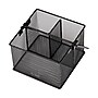 Mind Reader Metal Countertop Utensil Organizer, Black, 2/Pack (2MESHBASK)~#|#~7BEE9E59-033C-461A-B51E7E5A7E3C9DB6_sc7