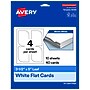 Avery Leaf Integrated Cards, Matte White, 30/Pack (19479398897)~#|#~7BEFA96D-4D7D-4D25-A1A2A9B0C23B6BE7_sc7