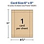 Avery Integrated Cards, 6" x 9", Matte Kraft Brown, 10/Pack (95281)~#|#~7BFCEAC4-8A01-4C83-B6E4E83ADBD89169_sc7