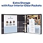 Avery Heavy Duty 2" 3-Ring View Binder, Slant Ring, White, 4/Pack (79790)~#|#~7C00AF2D-9F22-4F87-9B3EF5A7BD533CF1_sc7