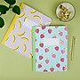 DesignWorks Ink Banana/Strawberry 1-Subject Composition Notebooks, 7.5" x 9.75", Wide Ruled, 80 Sheets, Assorted Colors~#|#~7C09C86F-B645-430B-AB61A80098134DEC_sc7