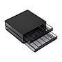 Mind Reader Plastic Coffee Pod Organizer with 2 Drawers, 72 Pod Capacity, Black (DBMTRAY-BLK)~#|#~7C11CB9C-96FC-4F45-BC9BB7FBB74C689B_sc7