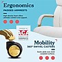 La-Z-Boy Symphony Ergonomic Bonded Leather Swivel Executive Chair, White and Gold (CCHR10013A)~#|#~7C22BC50-02E2-481F-AD967DADC4FECCE7_sc7