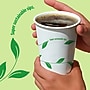 Perk Compostable Paper Hot Cups, 16 oz White/Green, Disposable Coffee Cups for Office & Catering~#|#~7C285C84-76B4-4579-80DCE7B935A9E13E_sc7