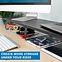 Mount-It! Extra Wide Monitor Riser for 2 Screens, Black (MI-7267)~#|#~7C34BEC8-C88A-43F2-B7EA65D617C9A71A_sc7