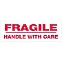Tape Logic "Fragile Handle With Care" Security Tape, 2" x 55 yds., Red/White, 6/Carton(T901P026PK)~#|#~7C3AE96C-1B50-44C1-AC24443579551CA9_sc7