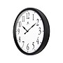 Infinity Instruments Bromidic Wall Clock, 16"Dia. (20311BK-4556)~#|#~7C438556-34A8-4894-88484D478A7D7F85_sc7