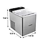 Avanti Speedy Ice Countertop Ice Maker, Stainless Steel (AVIM333S-IS)~#|#~7C5D6D2F-BCBA-4395-BA8A79C576283B5C_sc7