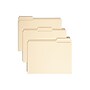 Smead WaterShed/CutLess 100% Recycled File Folder, 1/3-Cut Tab, Assorted, Letter Size, Manila, 100/Box (10347)~#|#~7C5E9E0E-7236-41A1-A4C4BF76FF5B02BF_sc7