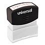 Universal Pre-Inked One-Color "Paid" Stamp, Red, 1 1/2" x 1/2" Impression Size~#|#~7C651897-EA64-4843-B88FBA7E1EFE0628_sc7
