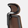 Branch Leather Ergonomic Chair Pro Headrest, Black/Saddle (13-47-00-15)~#|#~7C8DF29A-8A9F-4C85-8914C99D82EA8AFA_sc7